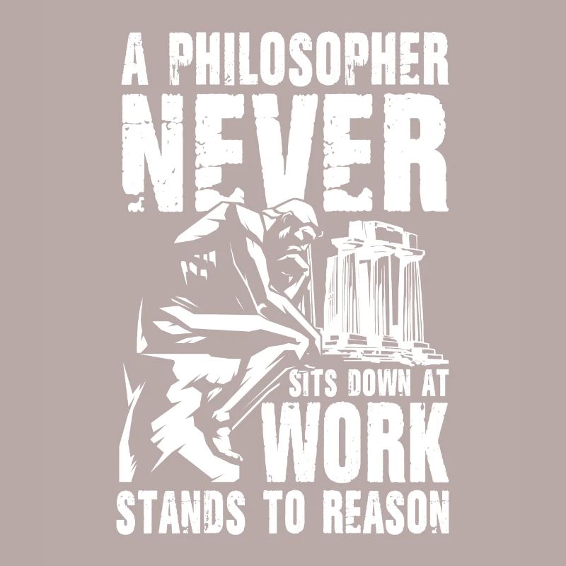 A Philosopher Never Sits Down at Work