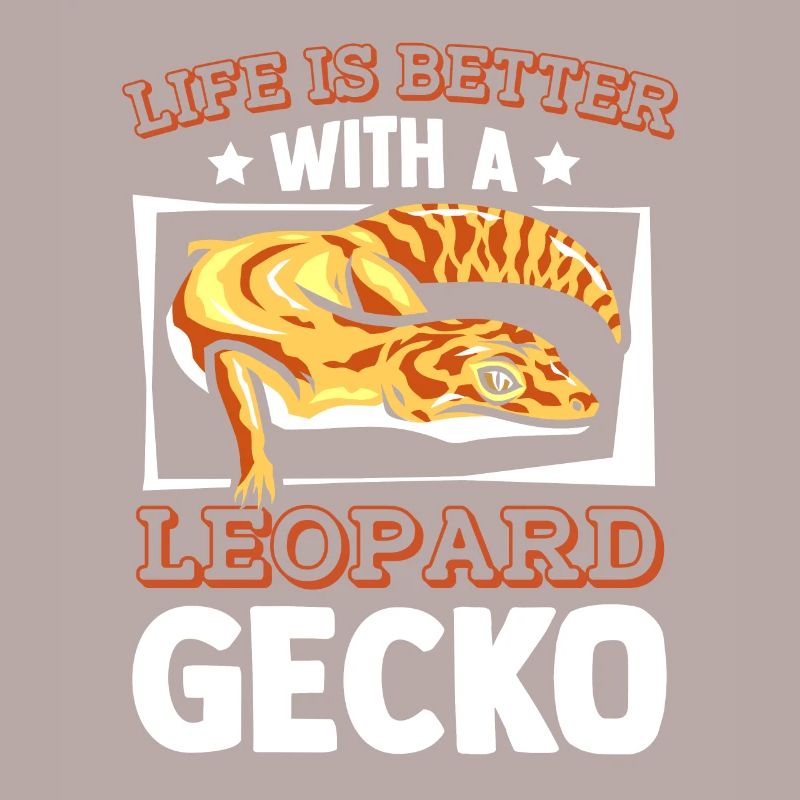 Das Leben ist besser mit einer Leopardgecko-Eidechse
