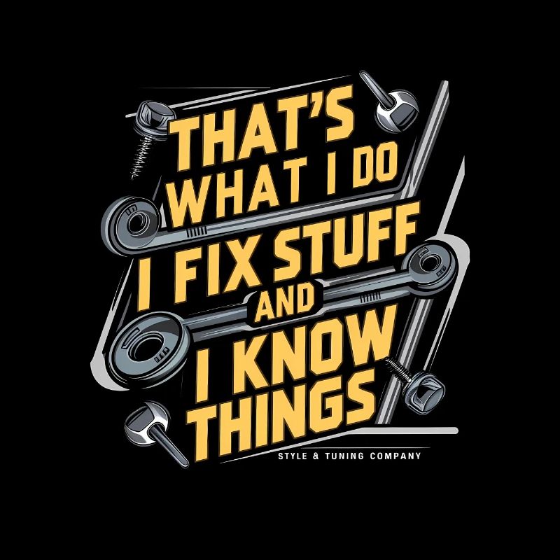 Car mechanic mechatronics technician screwdriver sayings