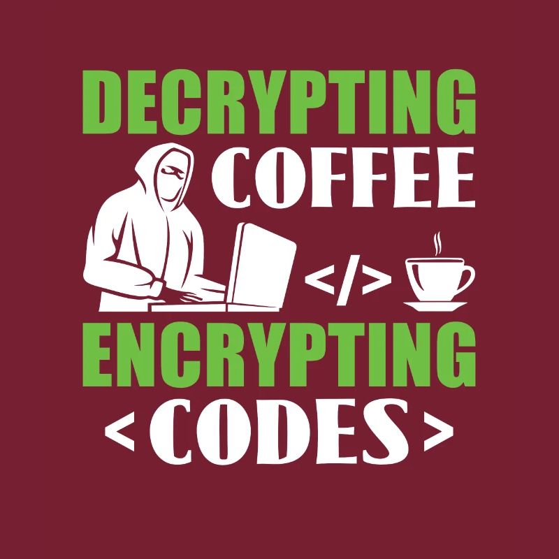 Décryptage du café Cryptage des codes - Hackers