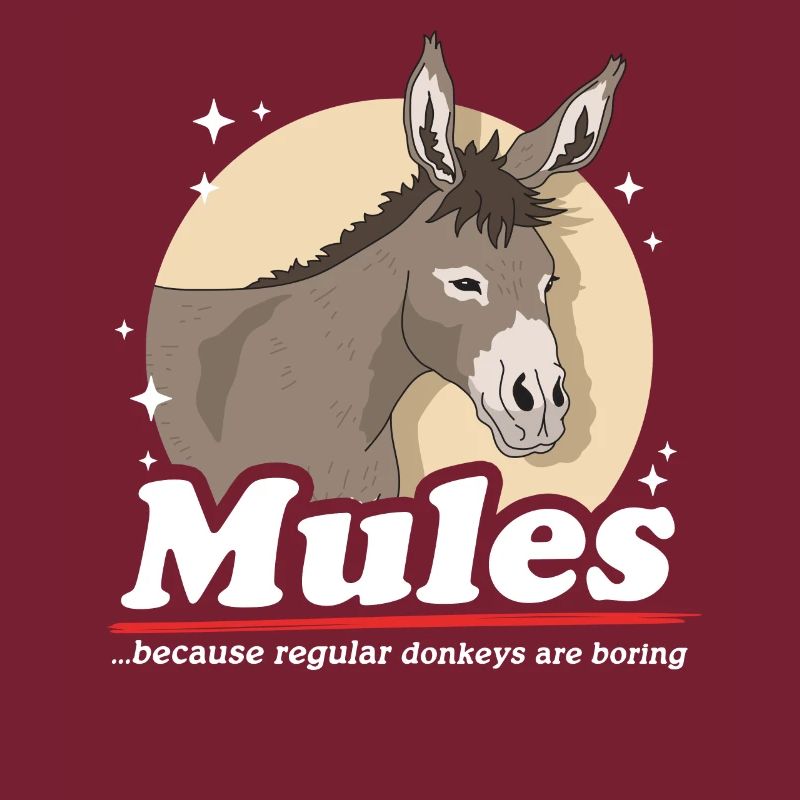 Maultier Muli Maulesel Maultiere Geschenk