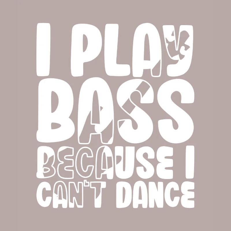 Je joue de la basse parce que je ne sais pas danser