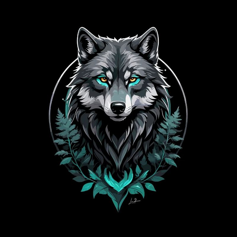 Loup arctique forestier