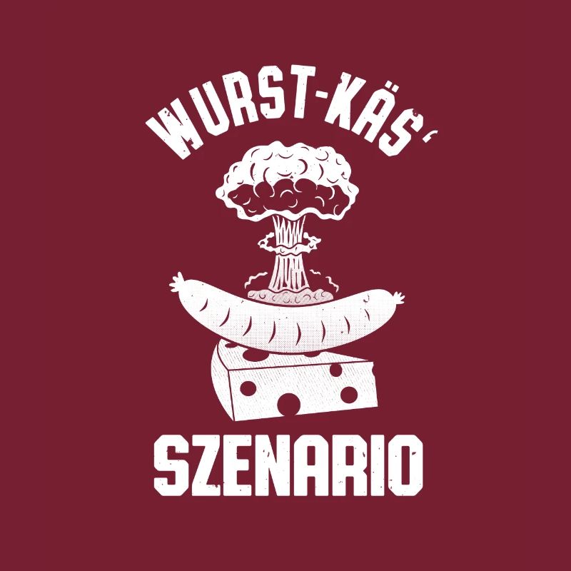 Sausage Cheese Scenario Bratwurst Cheese Pun Fun