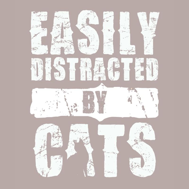 Facilement distrait par les chats