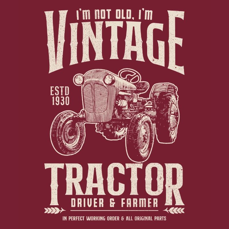 Oldtimer Traktor Bauer Geburtstag Jahrgang 1930