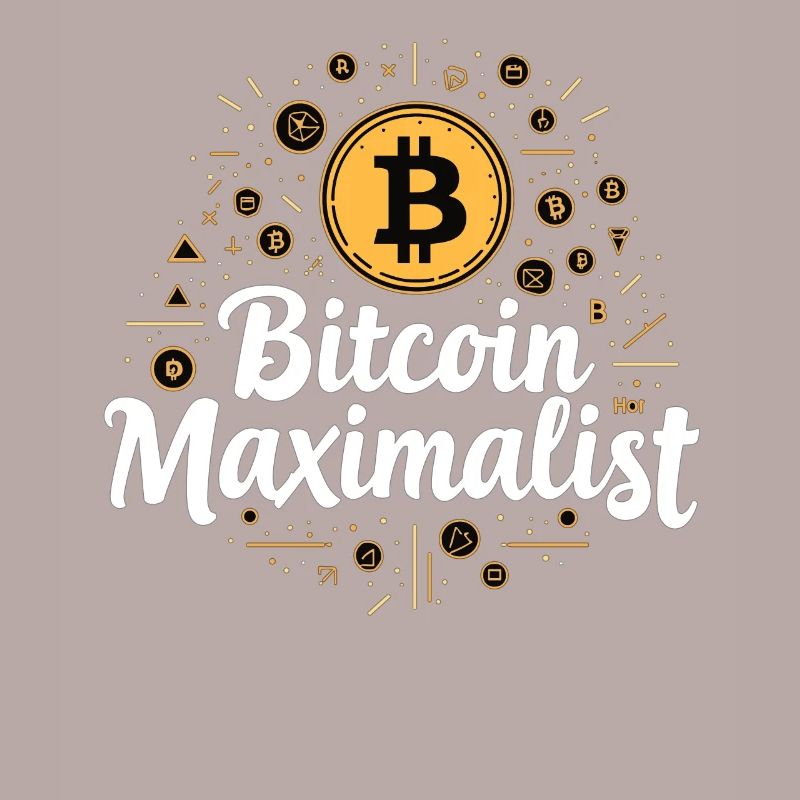 Bitcoin Maximalist – Stylisches Krypto Design