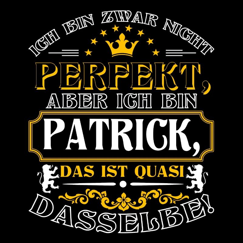 PATRICK drôle pour la journée du nom avec le nom du nom