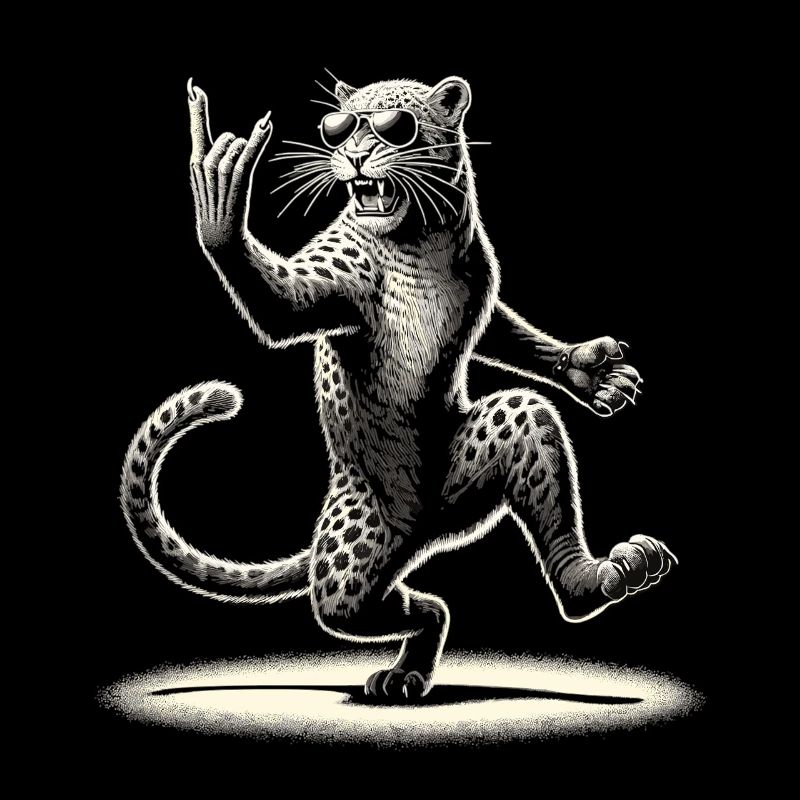 Léopard à bascule – Wild & Loud