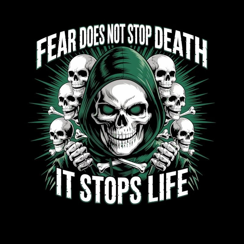 Fear Stops Life Grim Reaper
