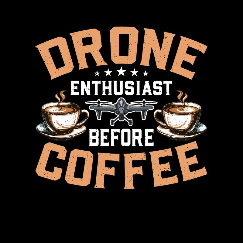 Drone Enthusiast Before Aviation Coffee Lover