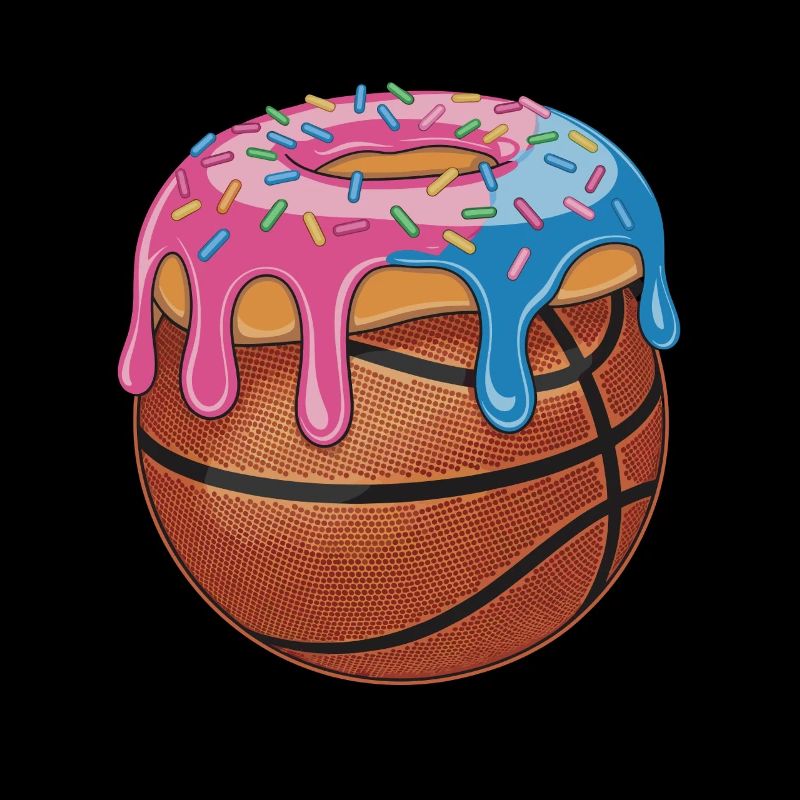Mélange de beignets de basket-ball Fun