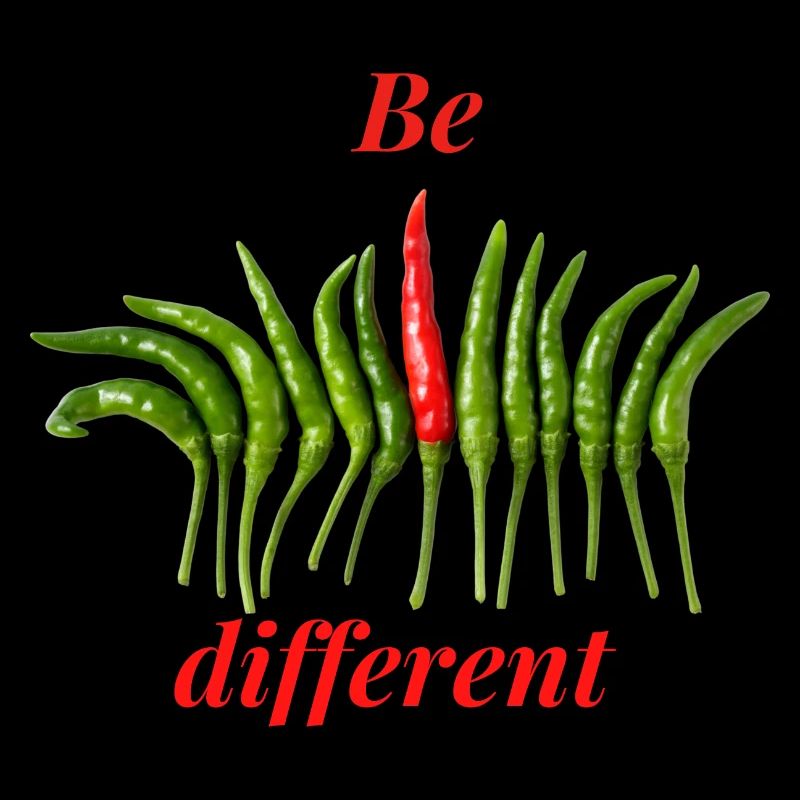 Be different. Be different. New perspective