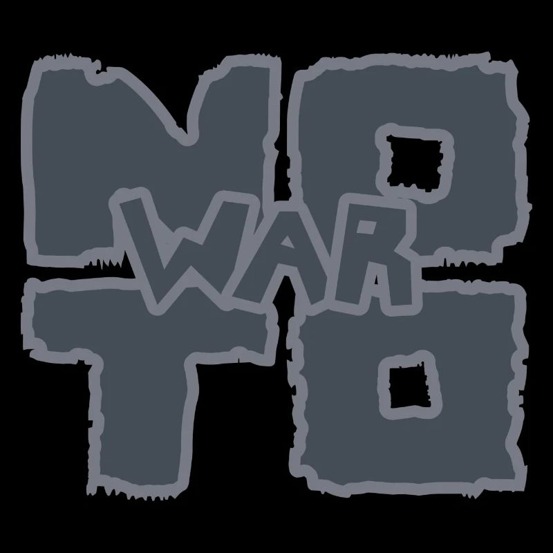 "no to war" grau