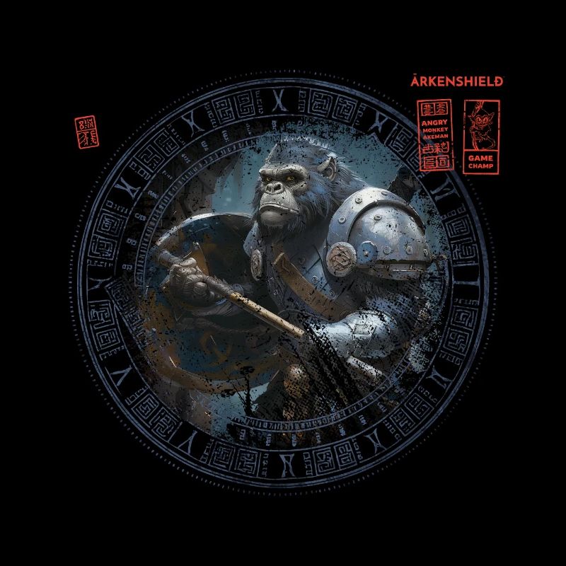 Boardgame Shirt, Board Game, Angry Monkey Axeman