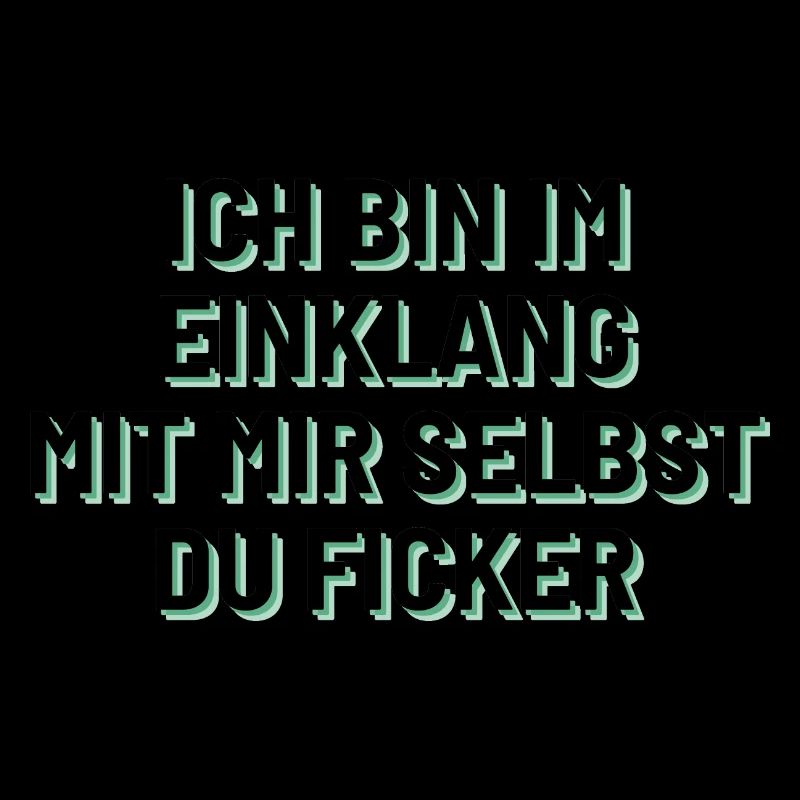 Ich bin im Einklang mit mir selbst.