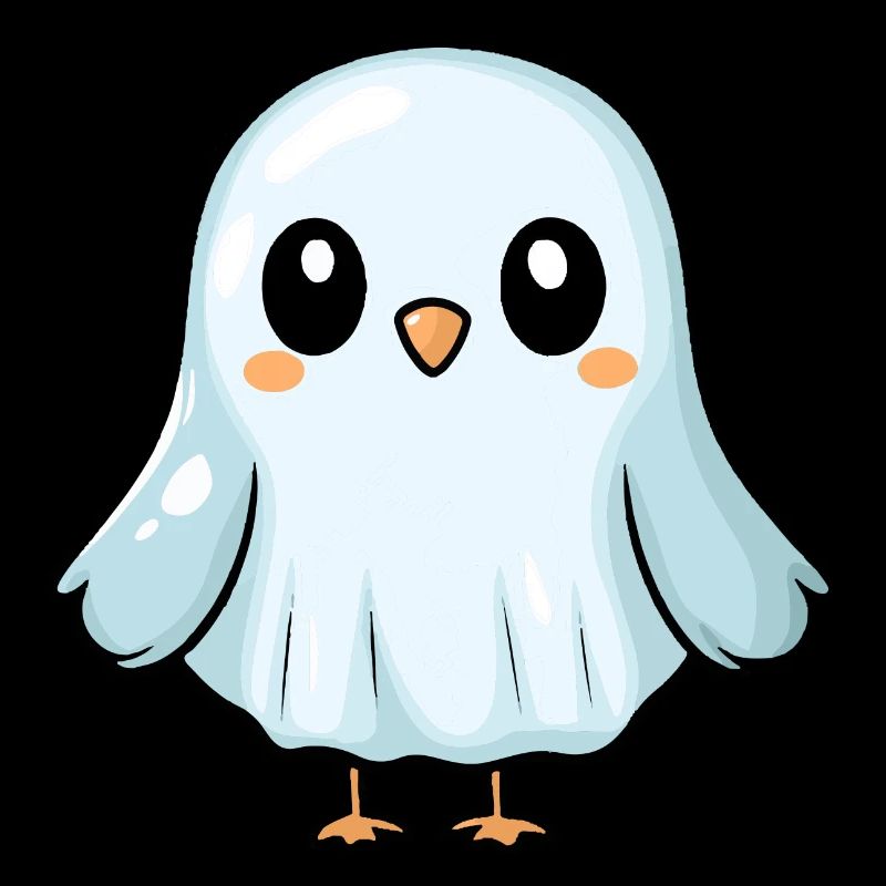 Taube Vogel Halloween Comic Geist