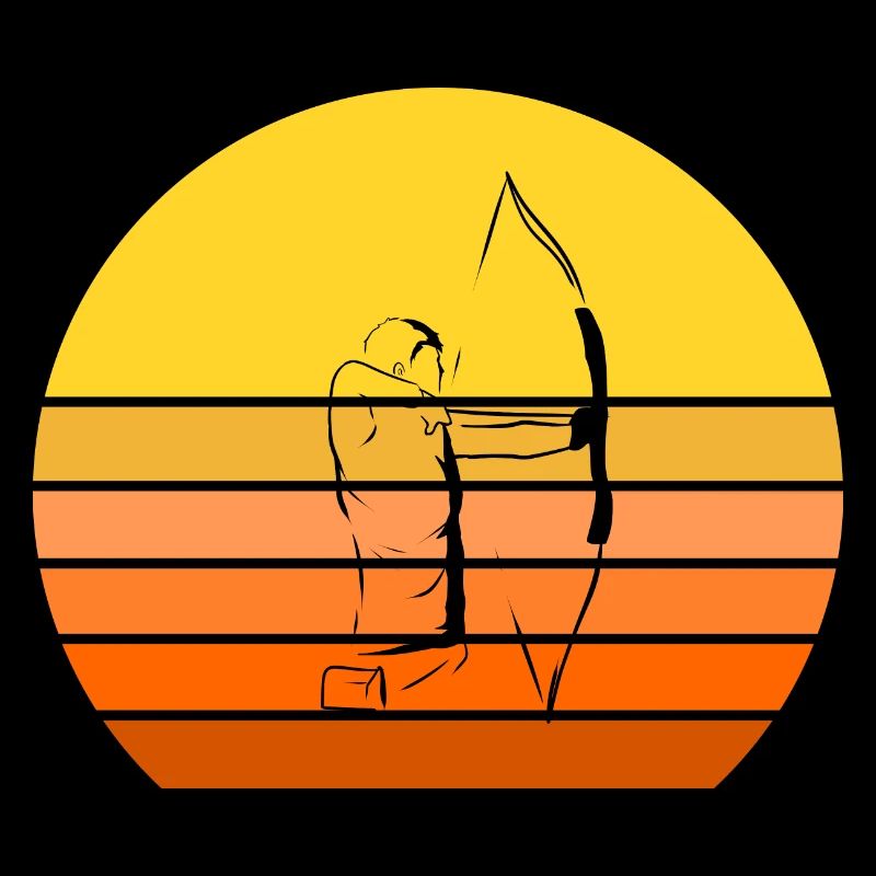 Arc classique archer arc et flèche vintage