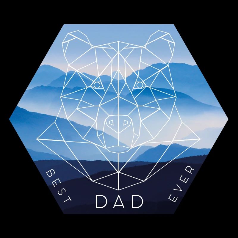 Bester Dad starker Bären Papa