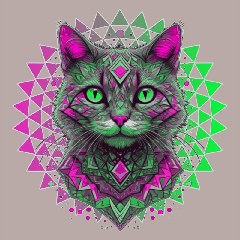 Geometric Kitten 🐾
