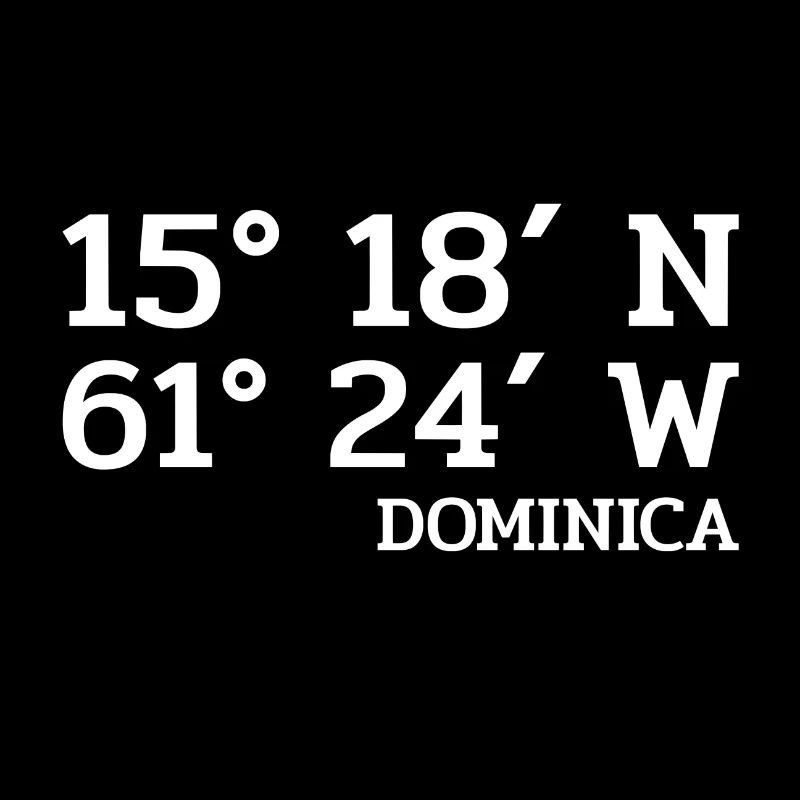Dominica Coordinates - Coordinates - Caribbean