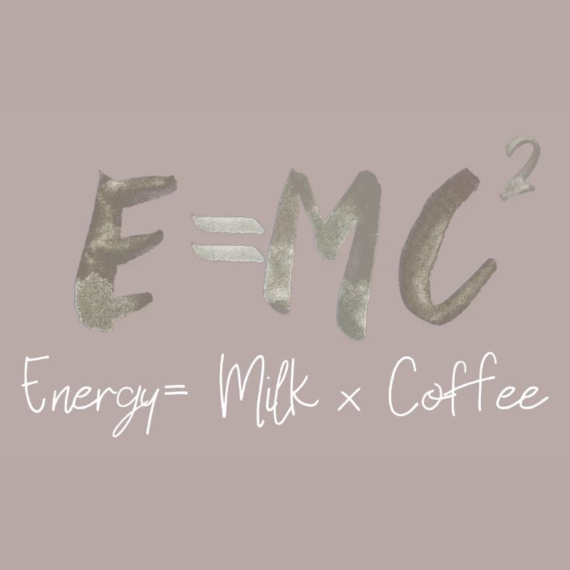 E MC2 Energy Physics Science Saying Font