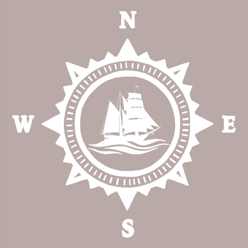 Das weiße Boot und der Kompass
