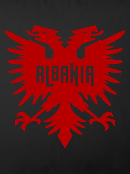 Albania Red Double-headed Eagle Albanian Gift