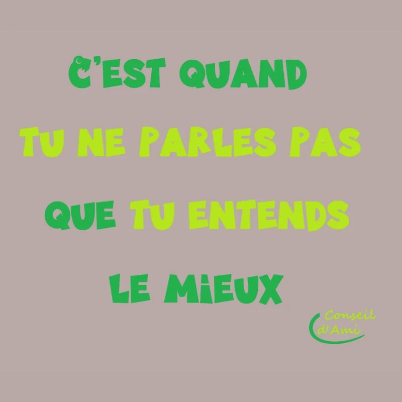 65 - Se taire et écouter