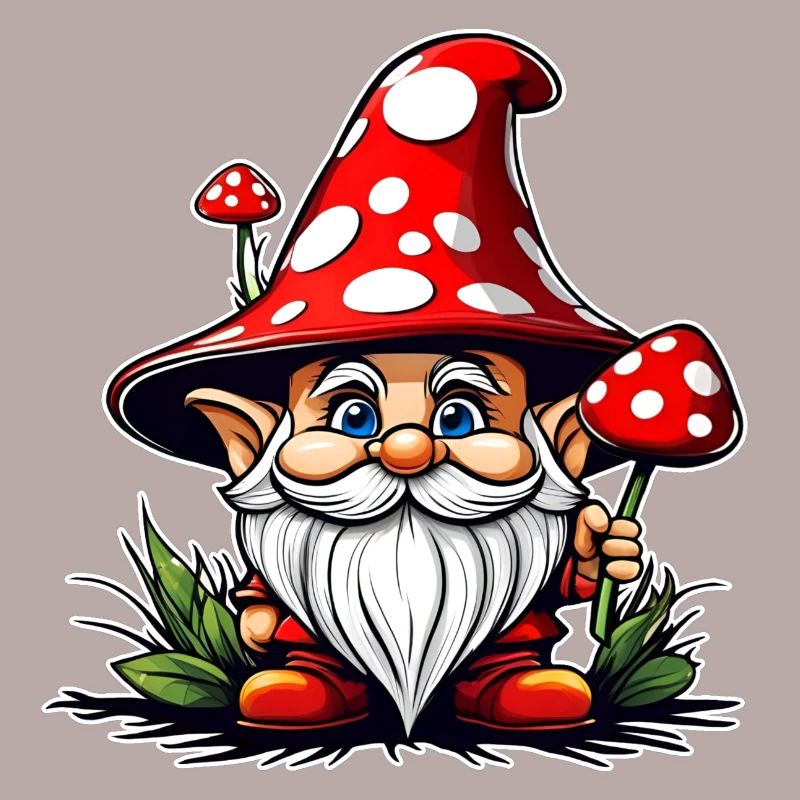 Cute Toadstool Leprechaun