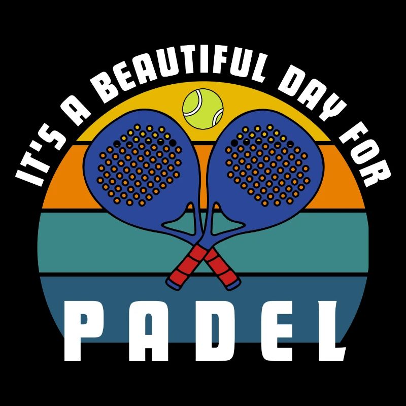 C’est une belle journée pour le padel. J’adore le padel