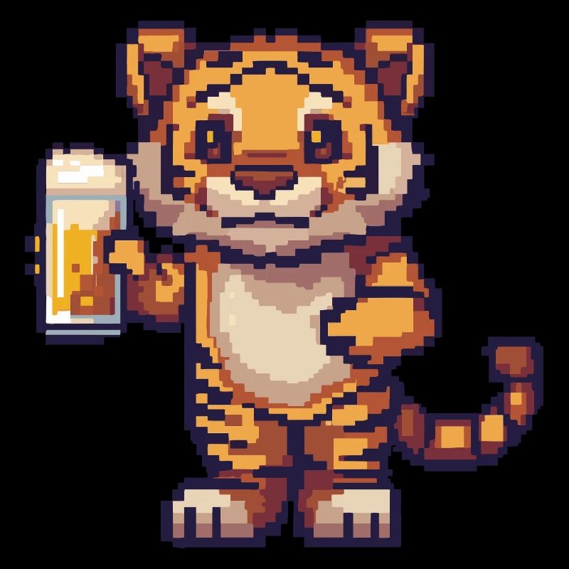Tiger Pixel Beer