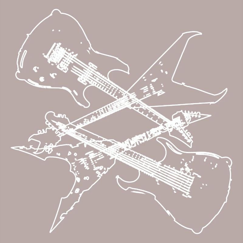 Conception de composition de guitares électriques