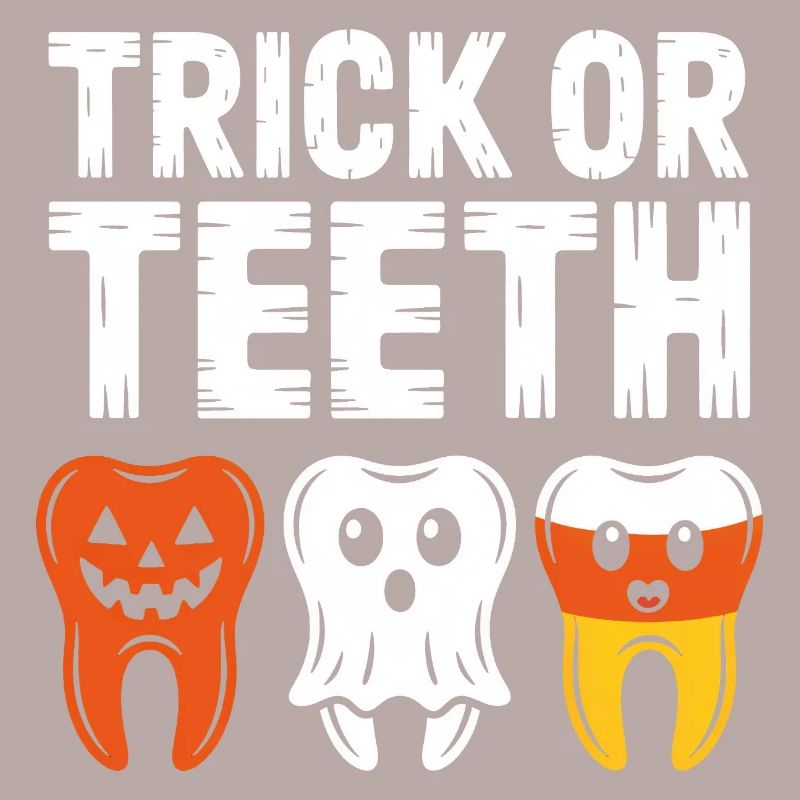 Trick oder Teeth Halloween-Trio
