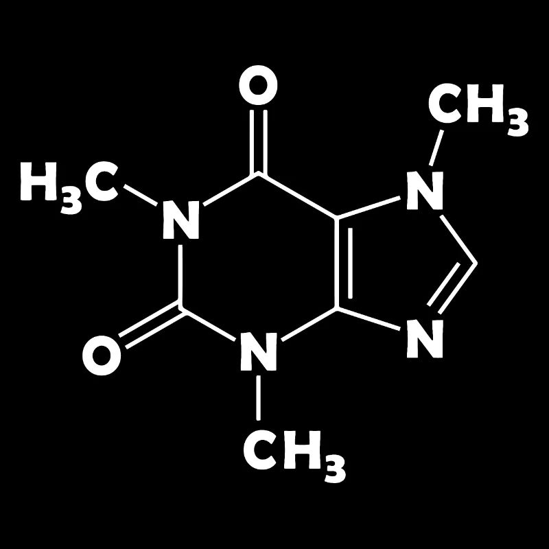 Koffein Molekül Strukturformel Kaffee Chemie