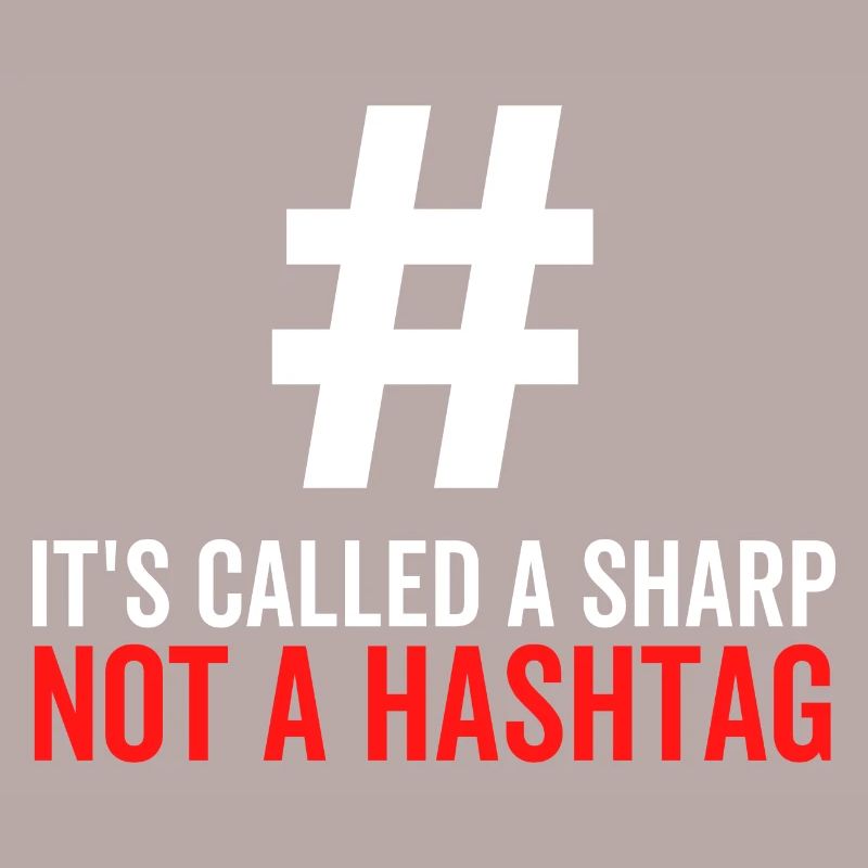 C’est ce qu’on appelle un sharp pas un hashtag