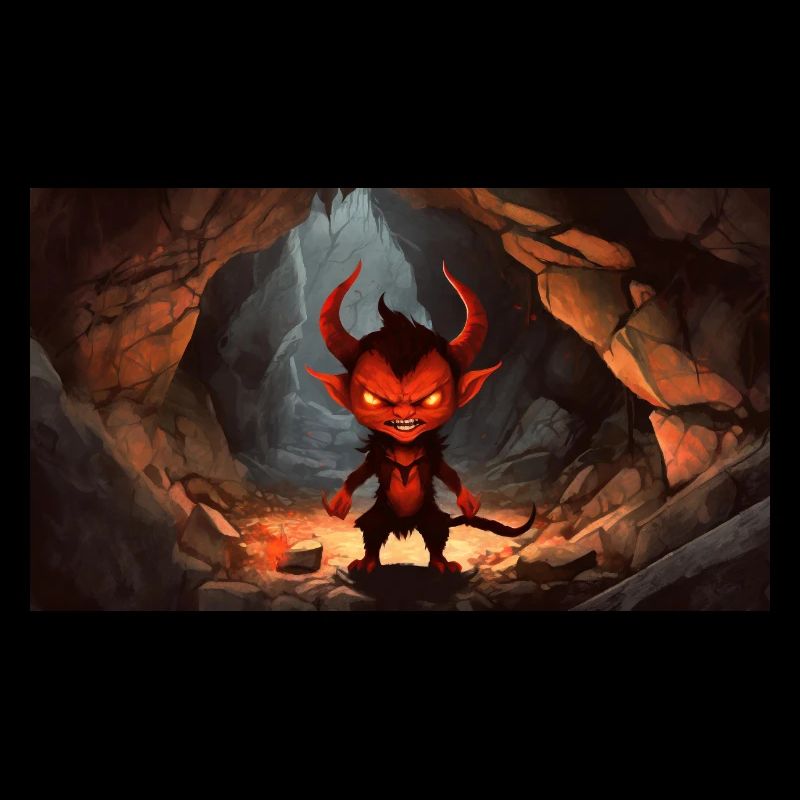 Evil Devil - Jeunes petits monstres mignons