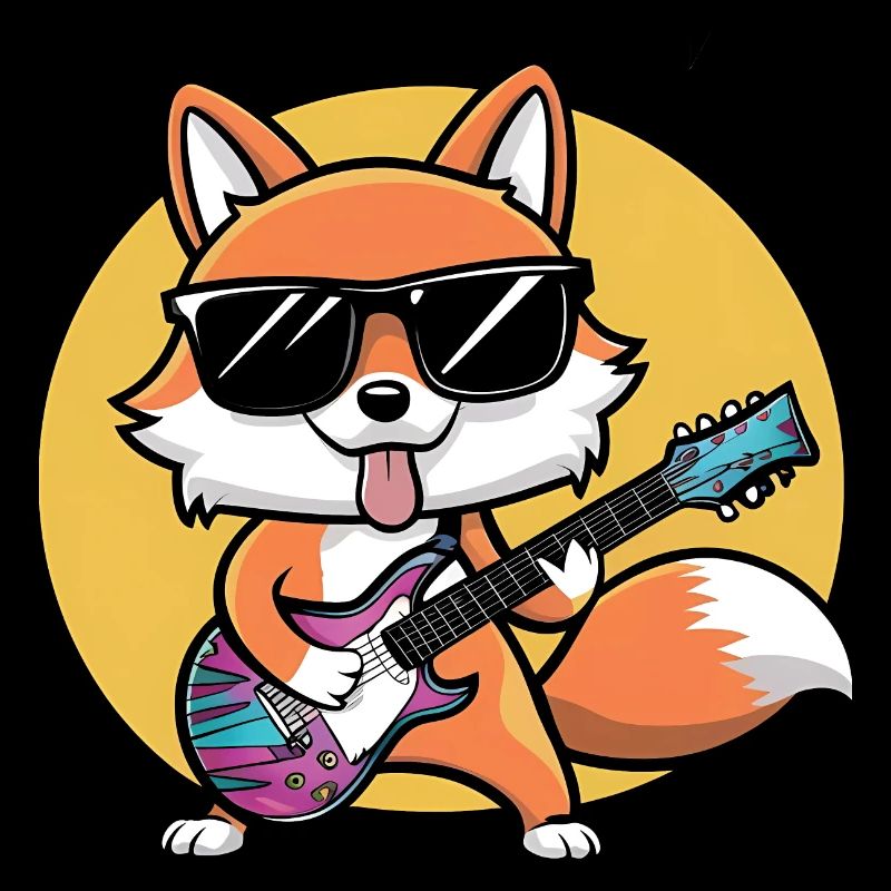 Panda Playing Guitar Gift