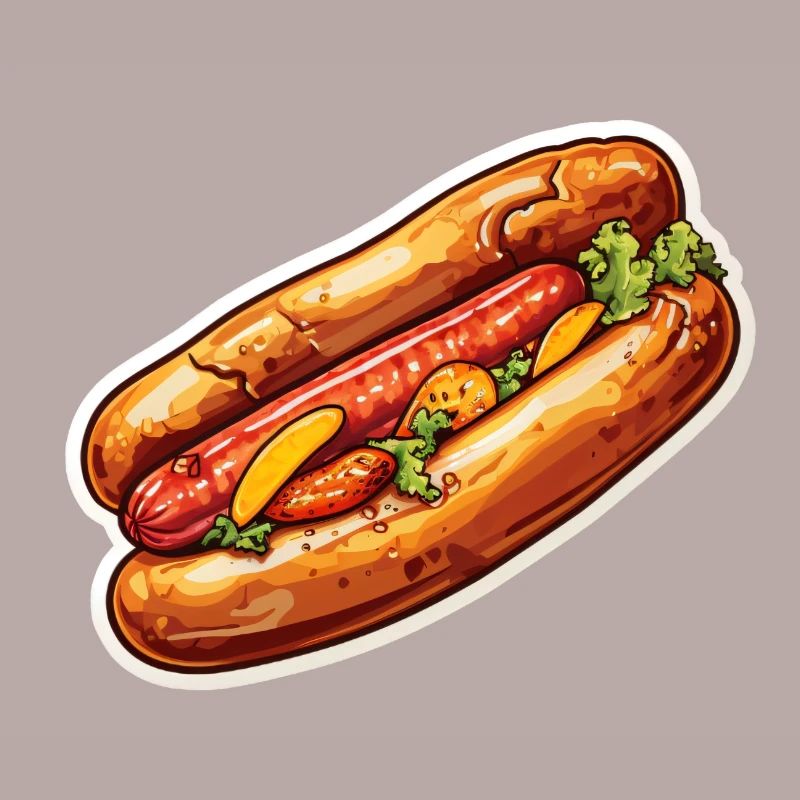 Bratwurst en chignon