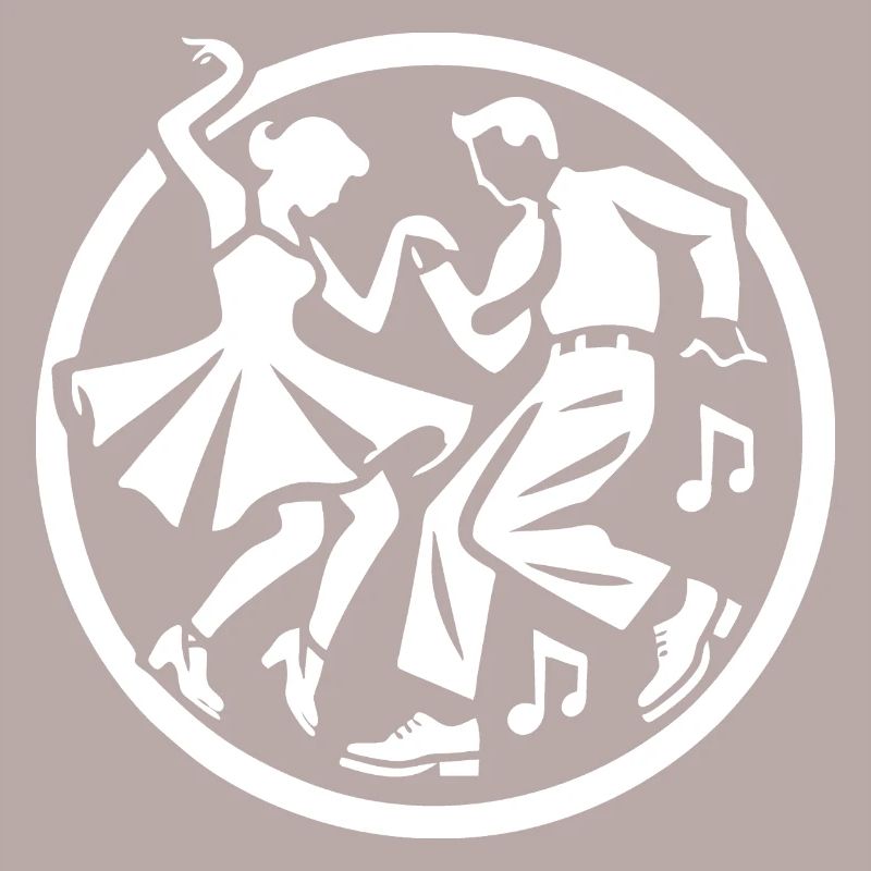 Conception de silhouette rock 'n' roll