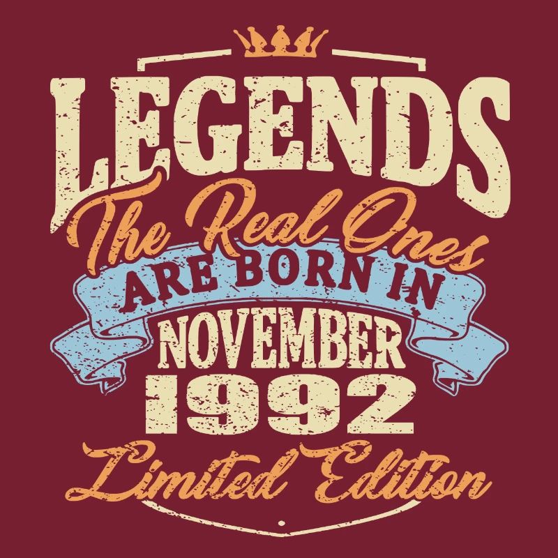 Echte Legenden werden im November 1992 geboren