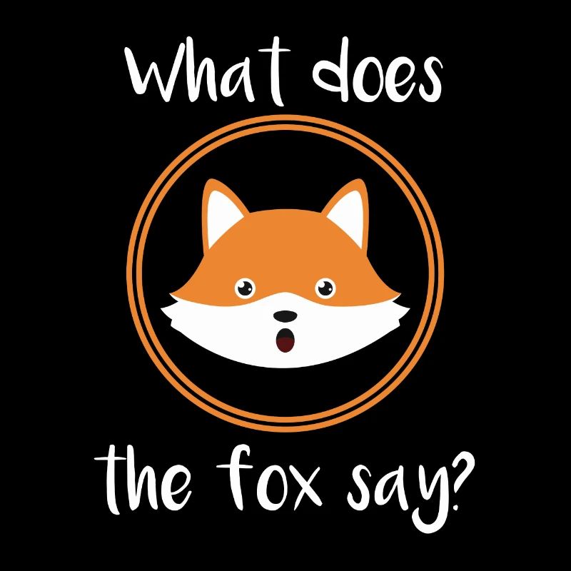 Ce que le renard dit comique idée mignonne de cadeau