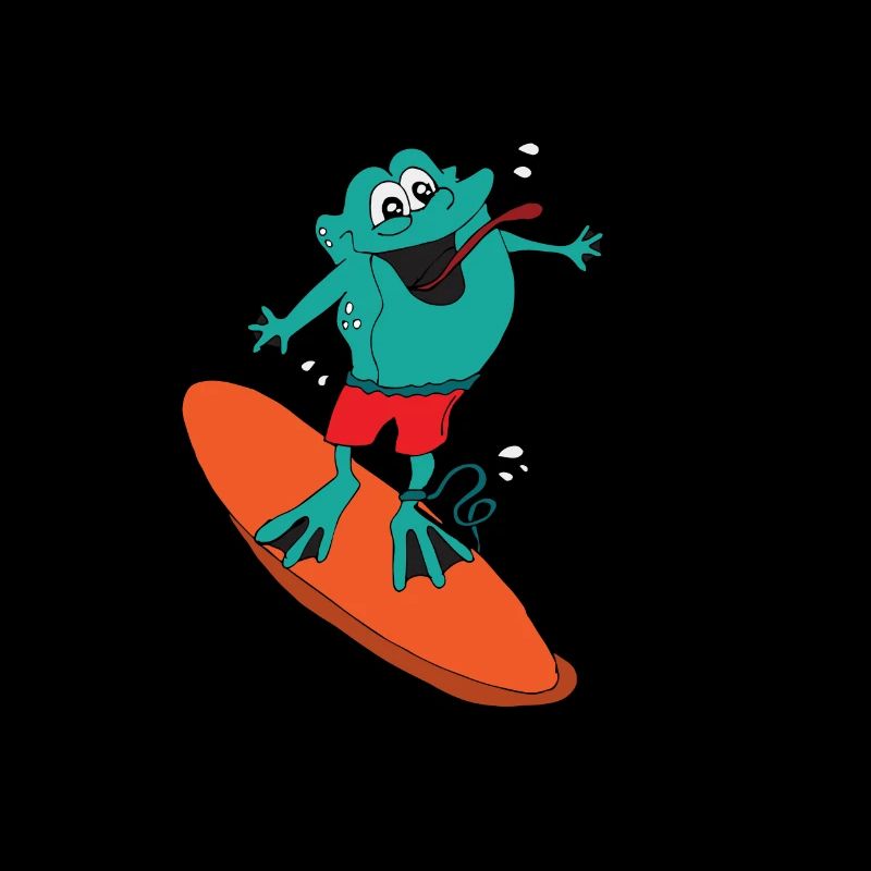 Grenouille surfante