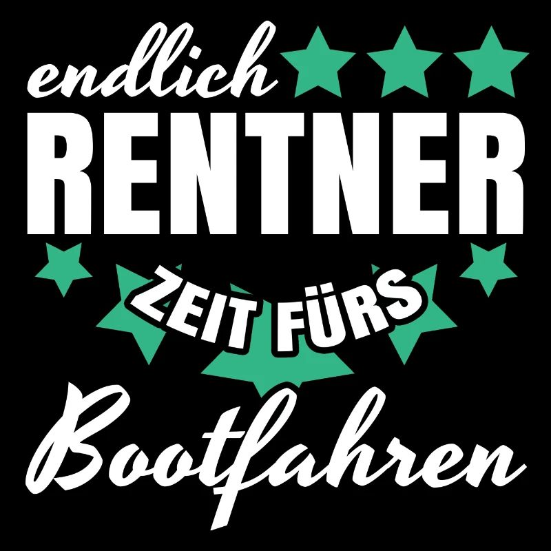 Rentner Bootfahren Rente Geschenk Boot Hobby Opa