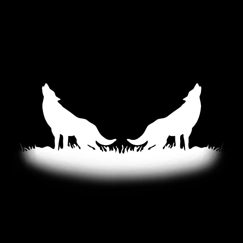 Howling wolves