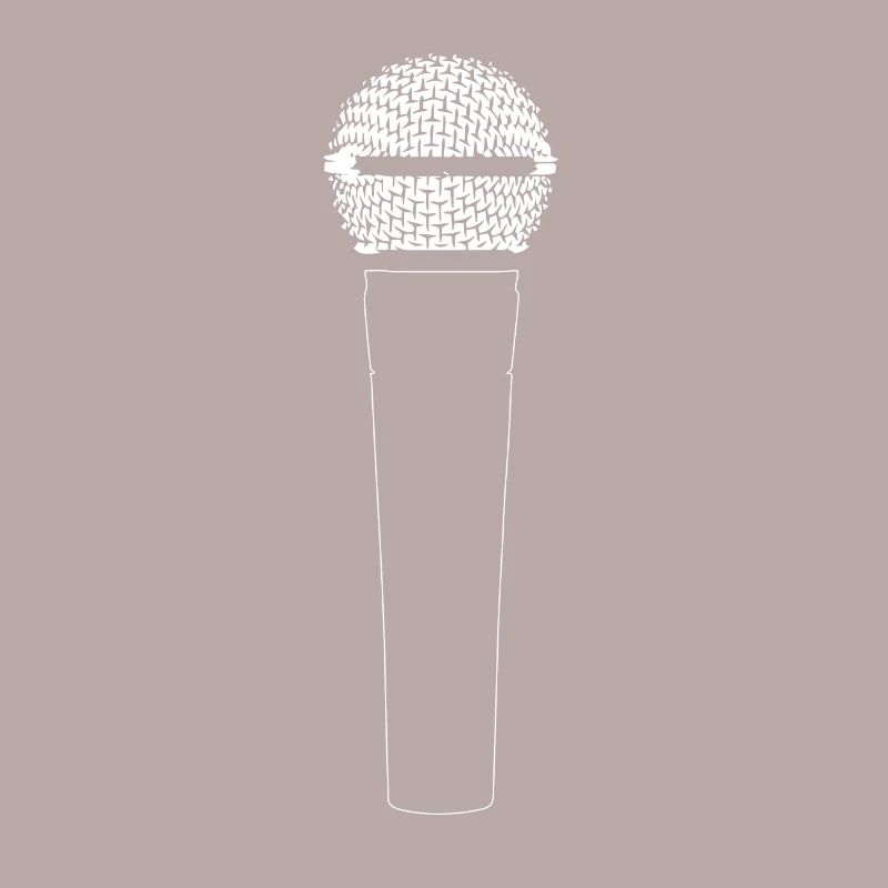 Mikrofon Silhouette Design