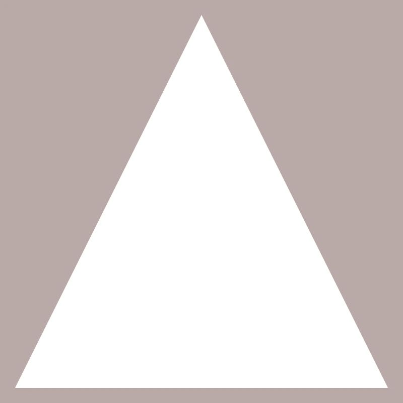 Triangle blanc