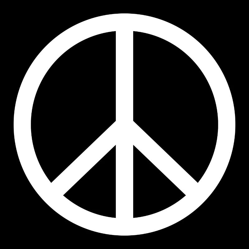 Peace Peacezeichen schlicht einfach klassisch