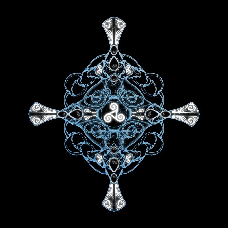Celtic cross triskele