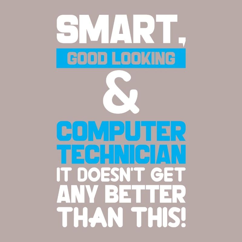 Smart Good Looking Computer Technician